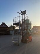 Galvaniseret spindeltrappe - 307 cm