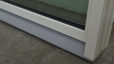 Høj terrassedør med top vindue