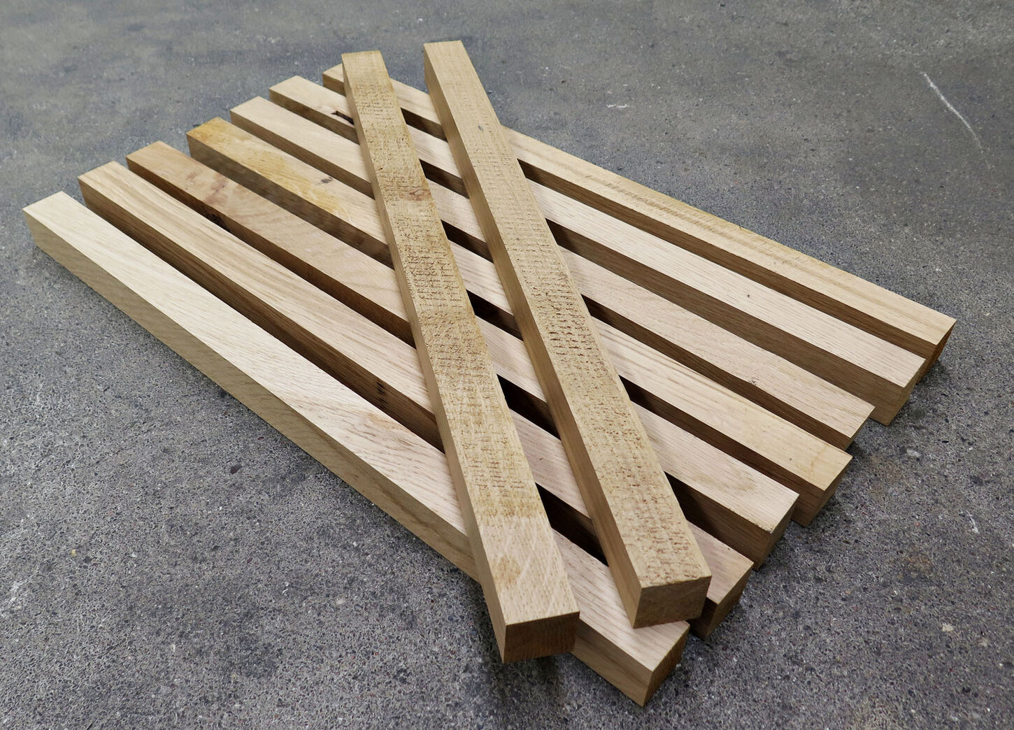 Egetræsstave 32x32x500mm