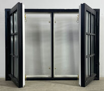 Termovindue med sprosser og tre lags glas