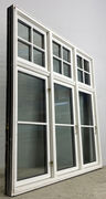 Termovindue med sprosser og tre lags glas