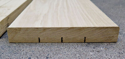 Egetræs terrassebrædder - 22x160x490mm