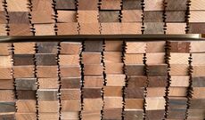 Mahogni 30x51 mm samlet parti - 116 lbm