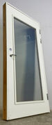 Dør med contra flame glas og karm M10