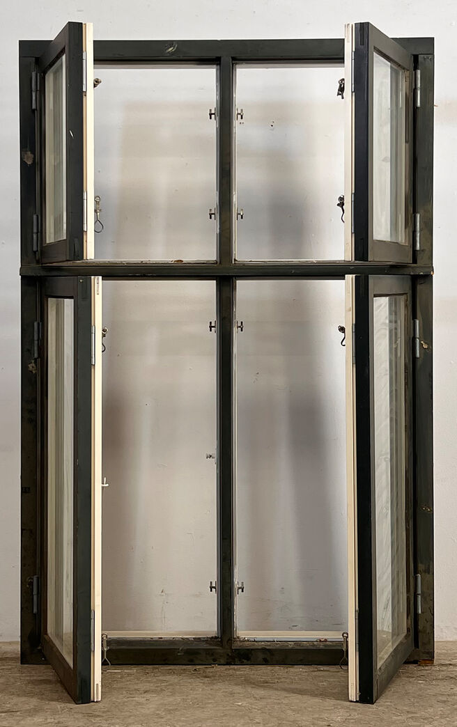 Dannebrogsvindue med koblede rammer