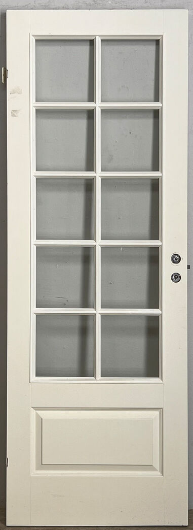 Fyldningsdør med glas og sprosser