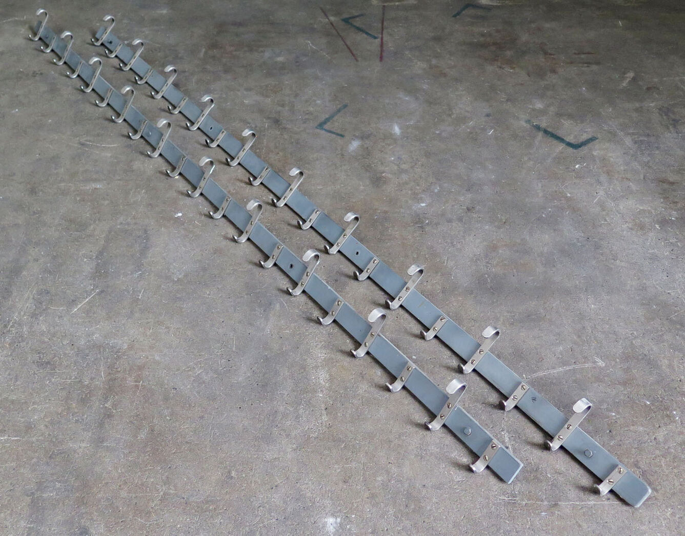 Knagerække længde 286 cm