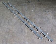 Knagerække længde 286 cm