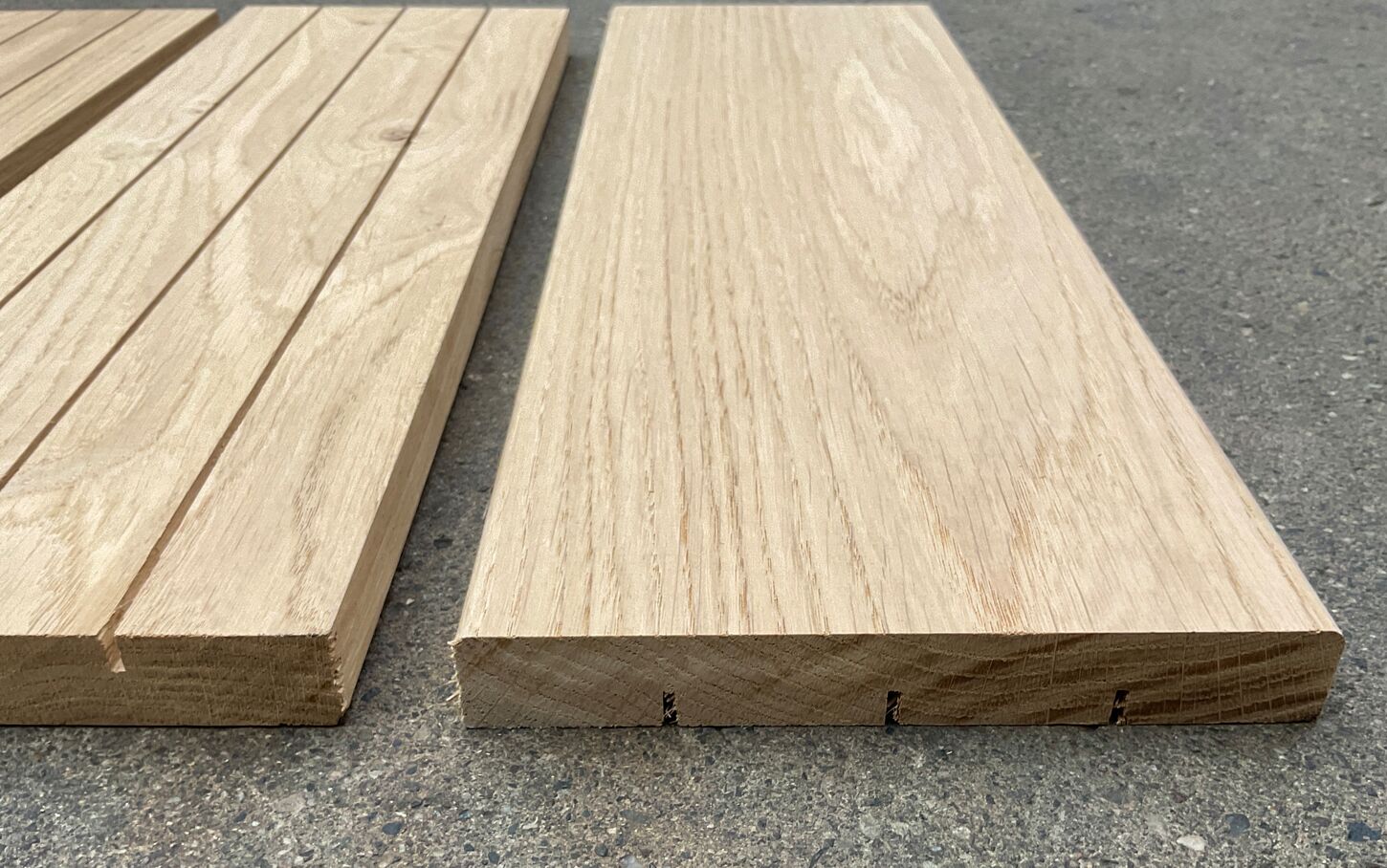 Egetræs terrassebrædder- 22x160x1200