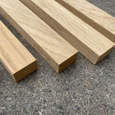 Ege lister høvlet 4 sider 22x35x2400 Ege lister høvlet 4 sider 22x35x2400