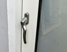 Terrassedør med karm vh.