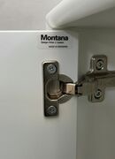 Montana reol med 6 rum og 2 låger m/kodelås