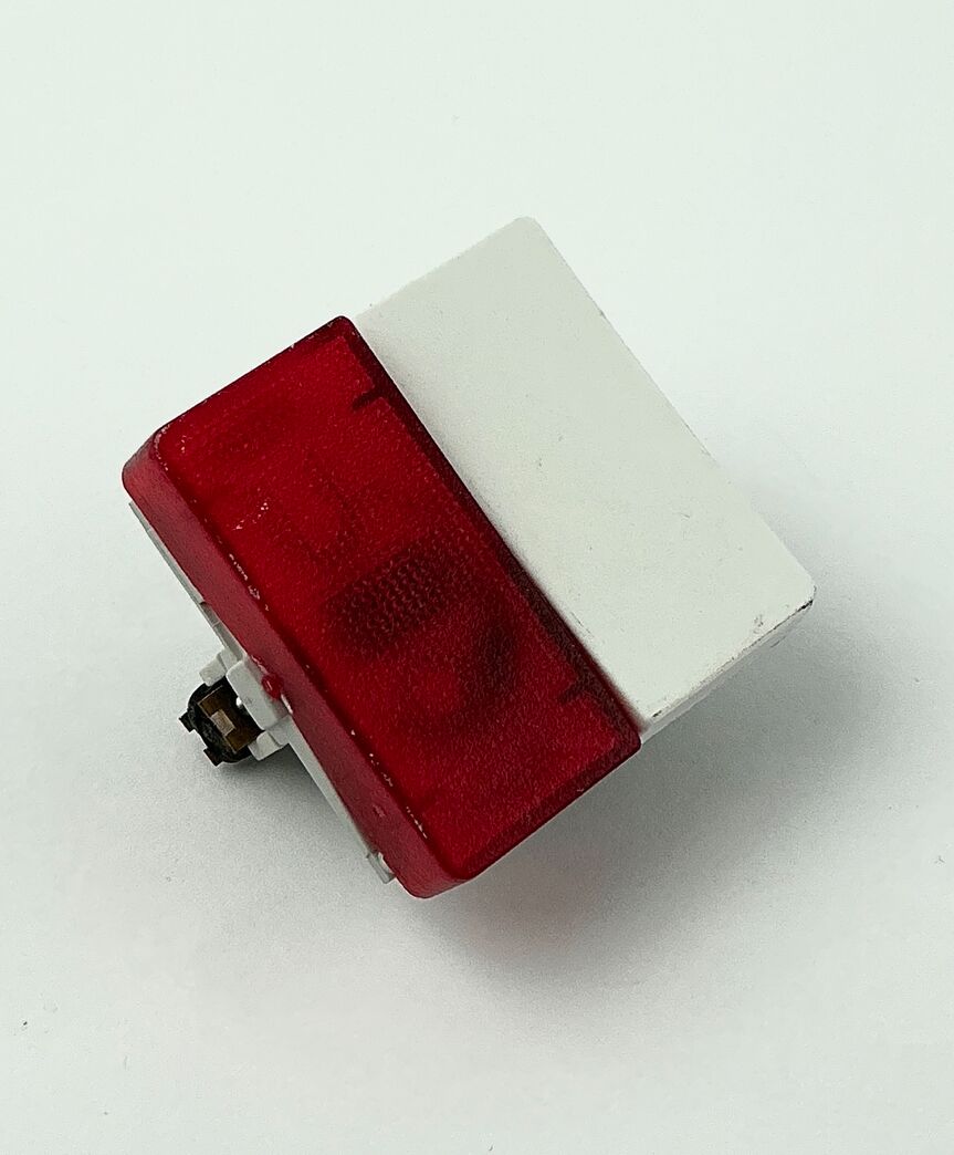 LK FUGA – Afbryder 1-polet rød - trappetryk