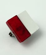 LK FUGA – Afbryder 1-polet rød - trappetryk