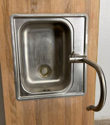 Køkkenbordsplade med vask - 298 cm