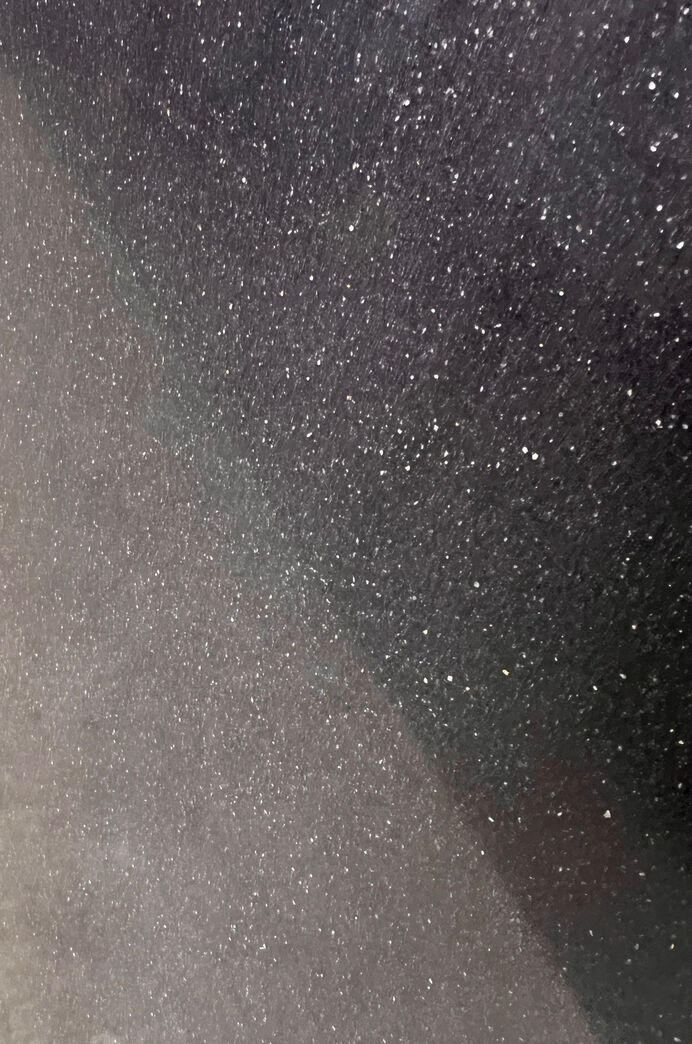 Bordplade i sort komposit - 138 cm