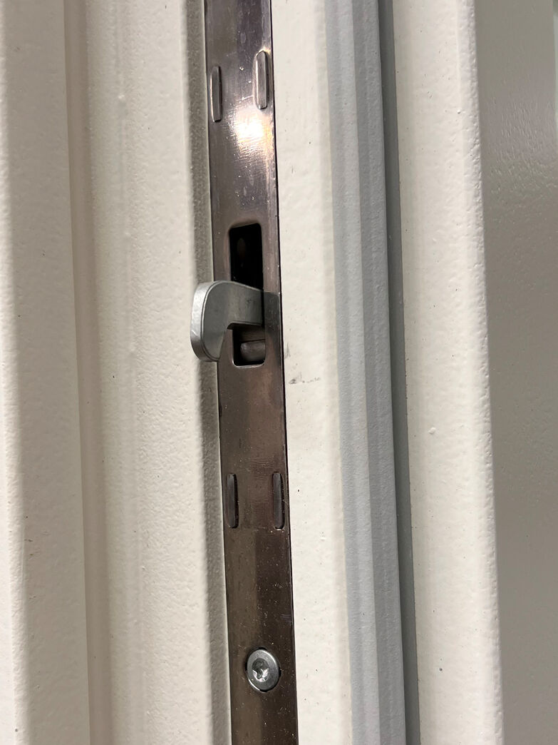 Dobbelt terrassedør med karm