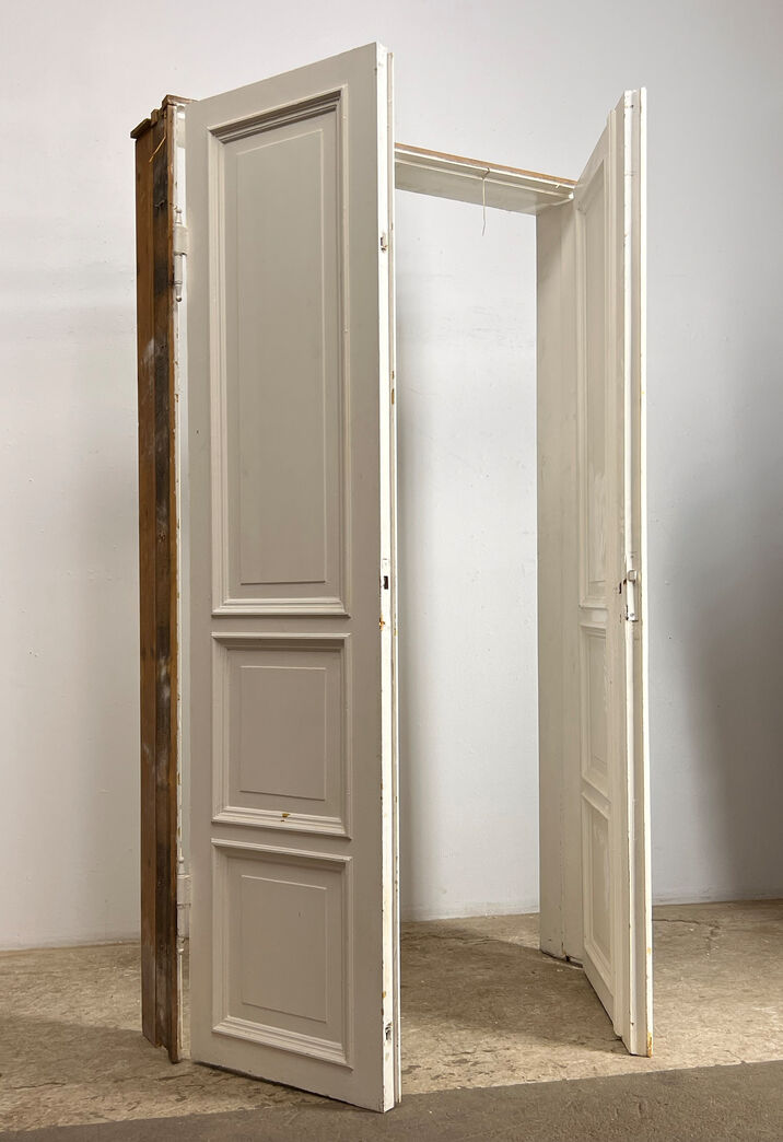 Dobbelt fyldningsdør med karm