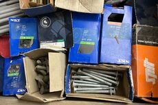 Bolte, møtrikker og skiver