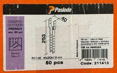 Toplægtebeslag 40x253x1,5mm