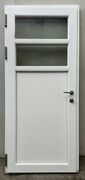 Facadedør i plast med 2 ruder vh