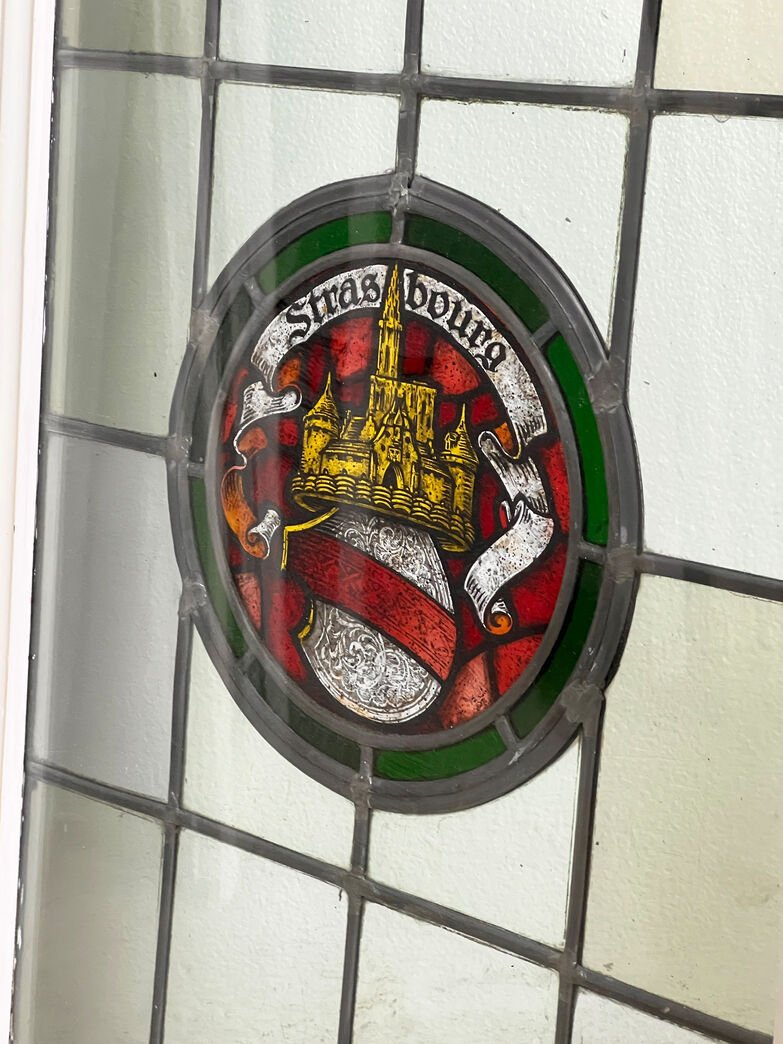 Vinduesramme med motiv