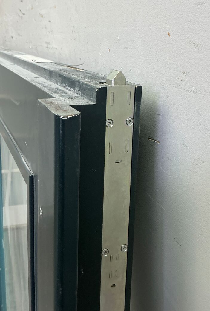 BD30 dobbelt branddør med glas og karm