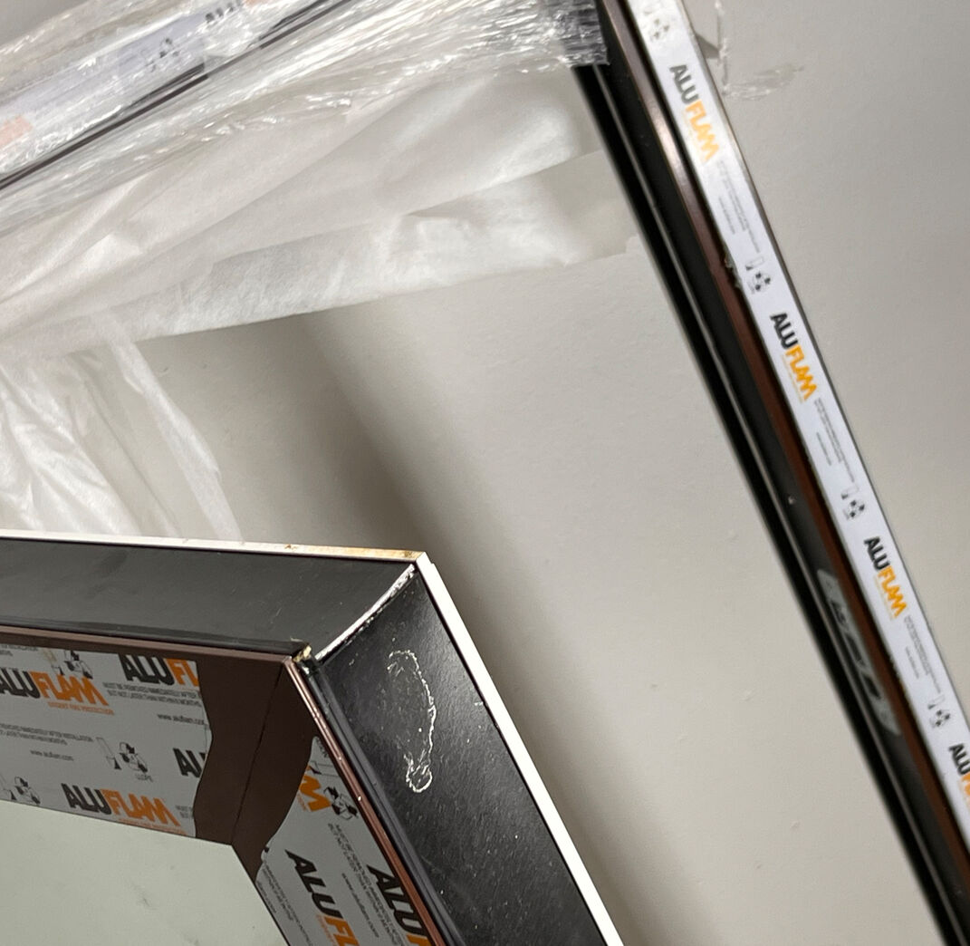 Brandvindue Aluflame med 3-lagsglas