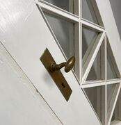 Høj fransk dør med karm