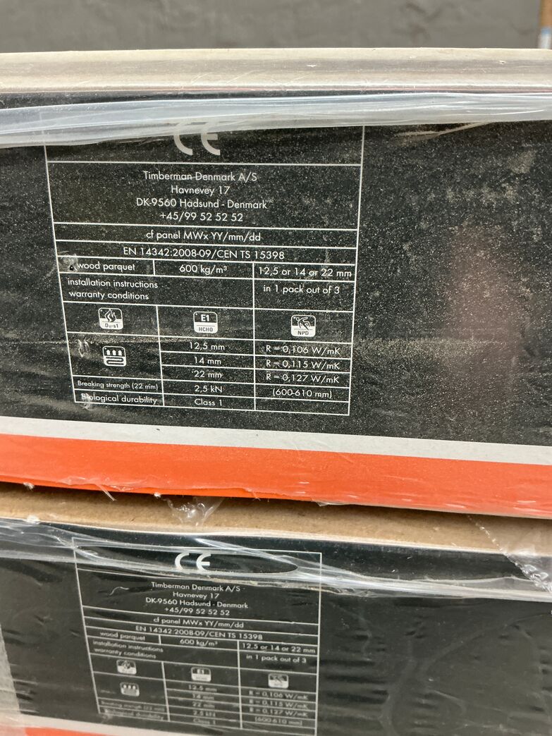 Timberman slotsplank Ask Prime Hvid 10 m2