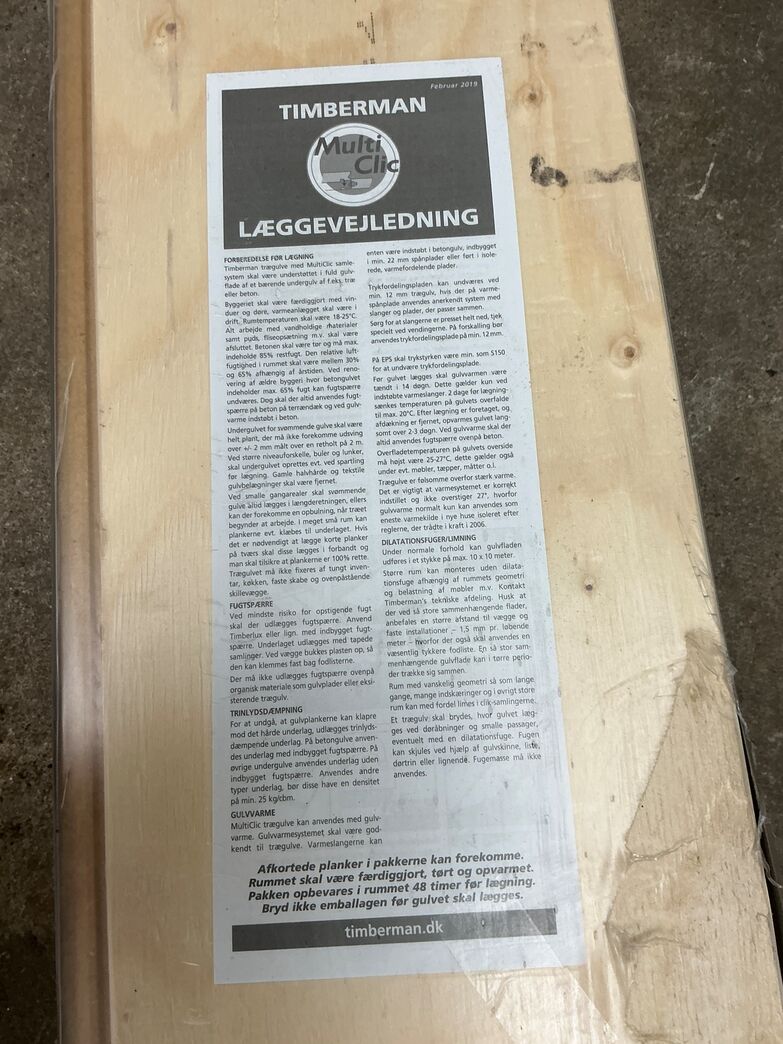 Timberman slotsplank 6,2 m2