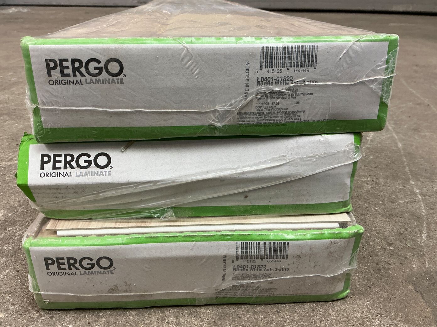 Pergo domestic extra  Nordic white ash. 3,9 m2