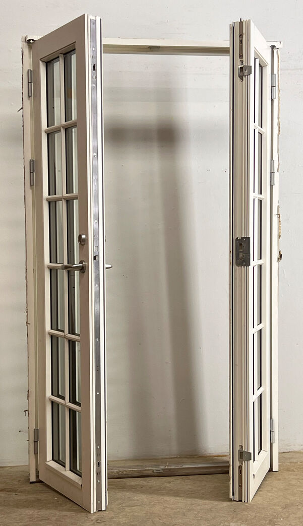 Dobbelt terrassedør med karm