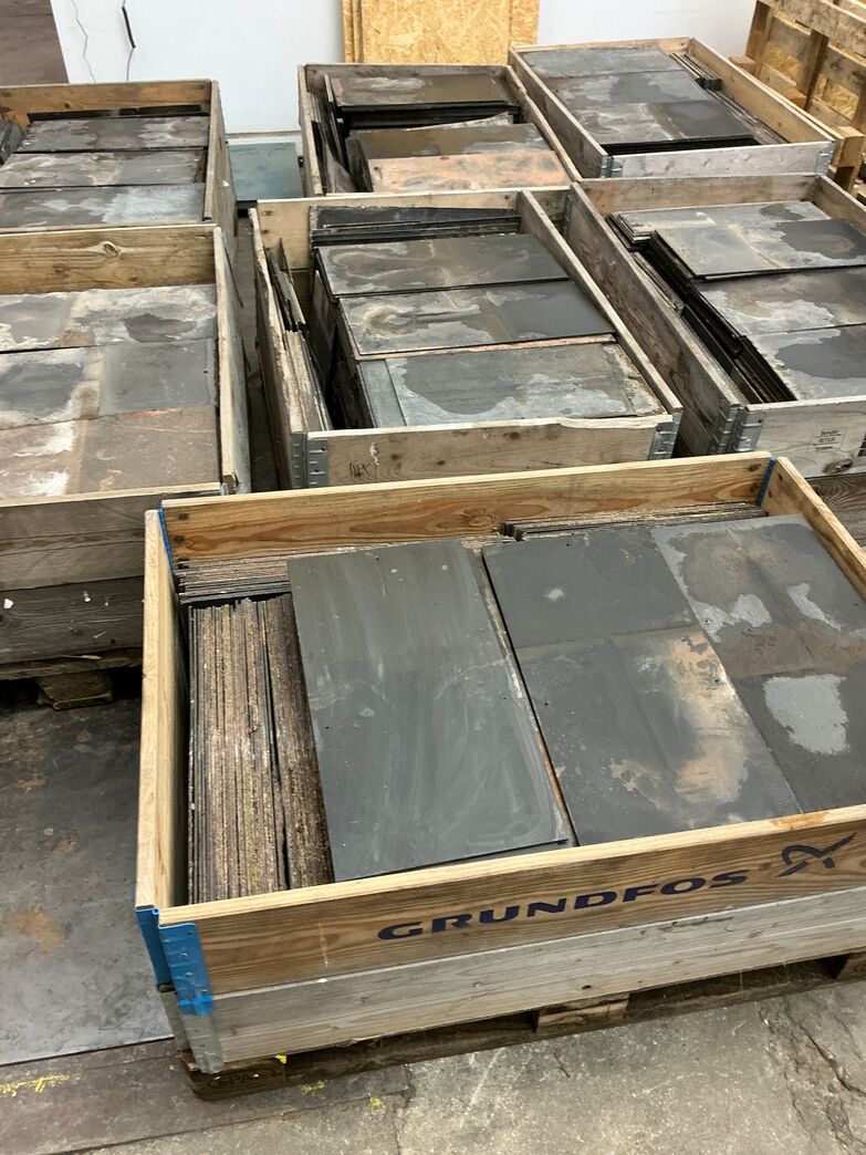 Sort tagskifer i fibercement 30x60