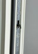 Smal terrassedør med karm