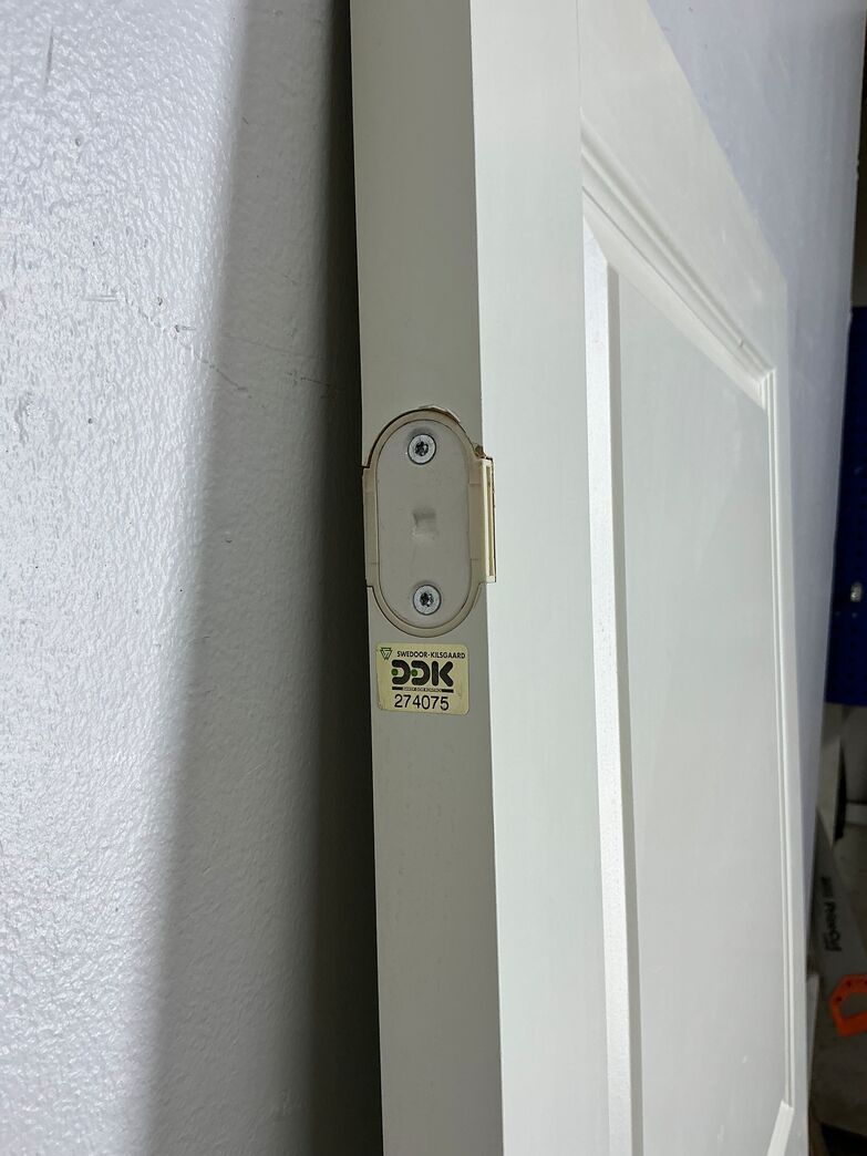 Fyldningsdør uden karm