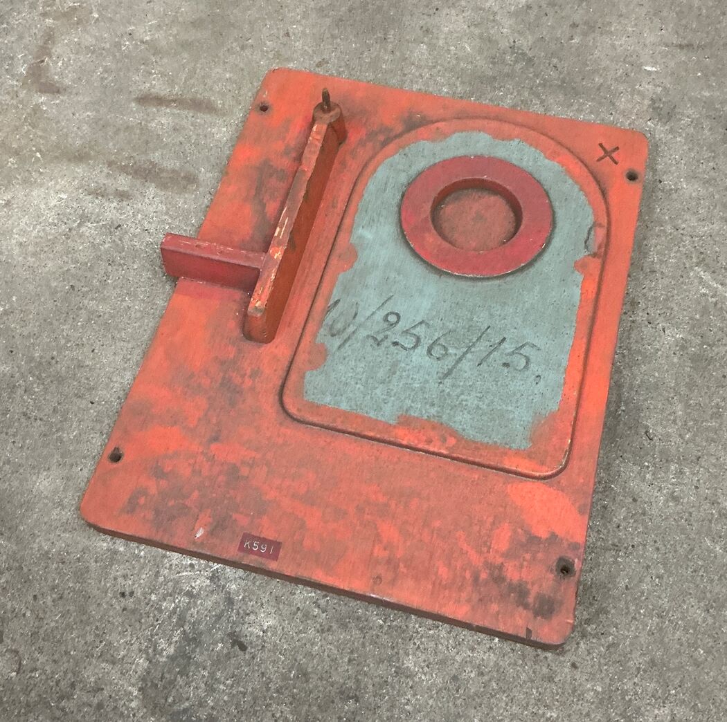 Støbeform fra Holbæk Jernstøberi