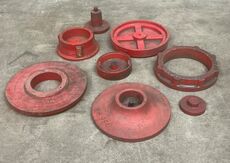 8 stk. støbeform fra Holbæk Jernstøberi