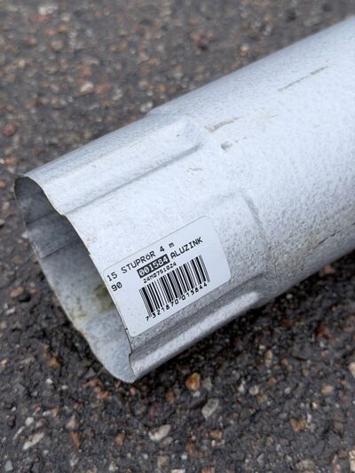 Nedløbsrør ø 90 mm længe 4000 mm