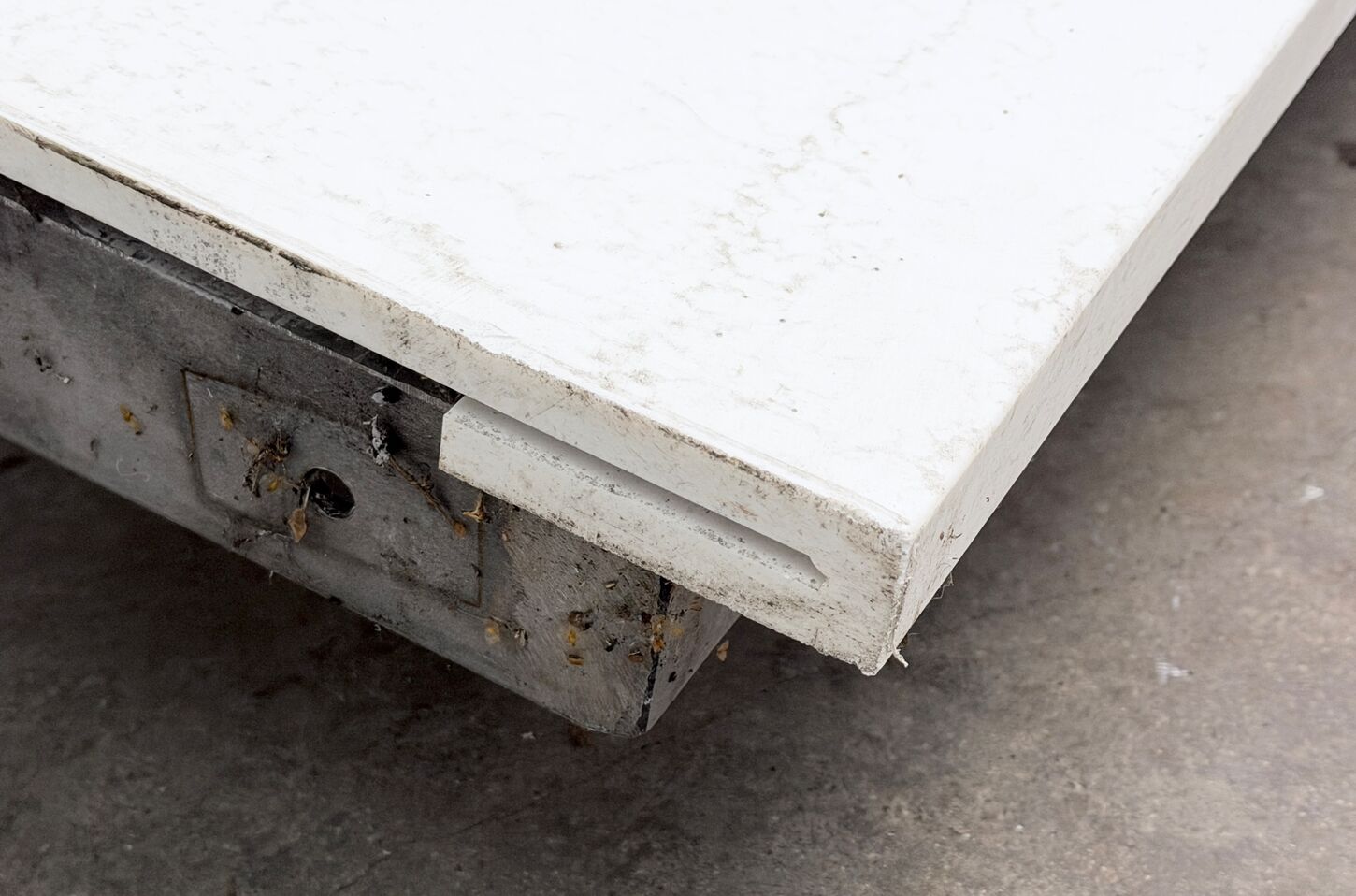 Corian bordplade med rund vask