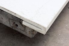 Corian bordplade med rund vask