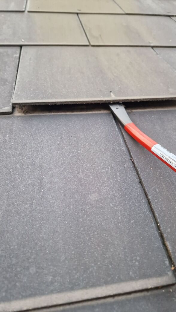 Sort tagskifer i fibercement 30x60