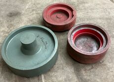 Sæt af 3 stk. støbeform fra Holbæk Jernstøberi