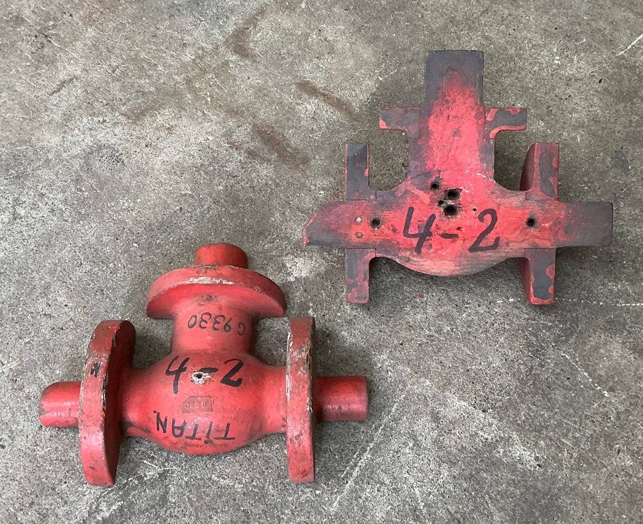 Støbeform fra Holbæk Jernstøberi