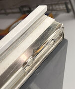 Dobbelt terrassedør med karm