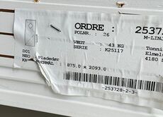 Ny yderdør med karm