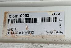 Grønt energivindue m/matteret glas