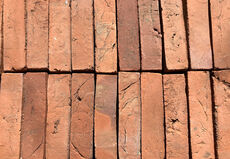 Rød belægningstegl - Munkesten