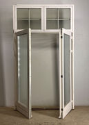 Dobbelt terrassedør med overparti