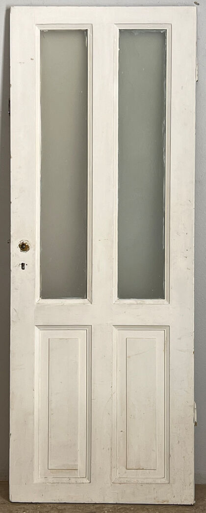 Fyldningsdør med matteret glas